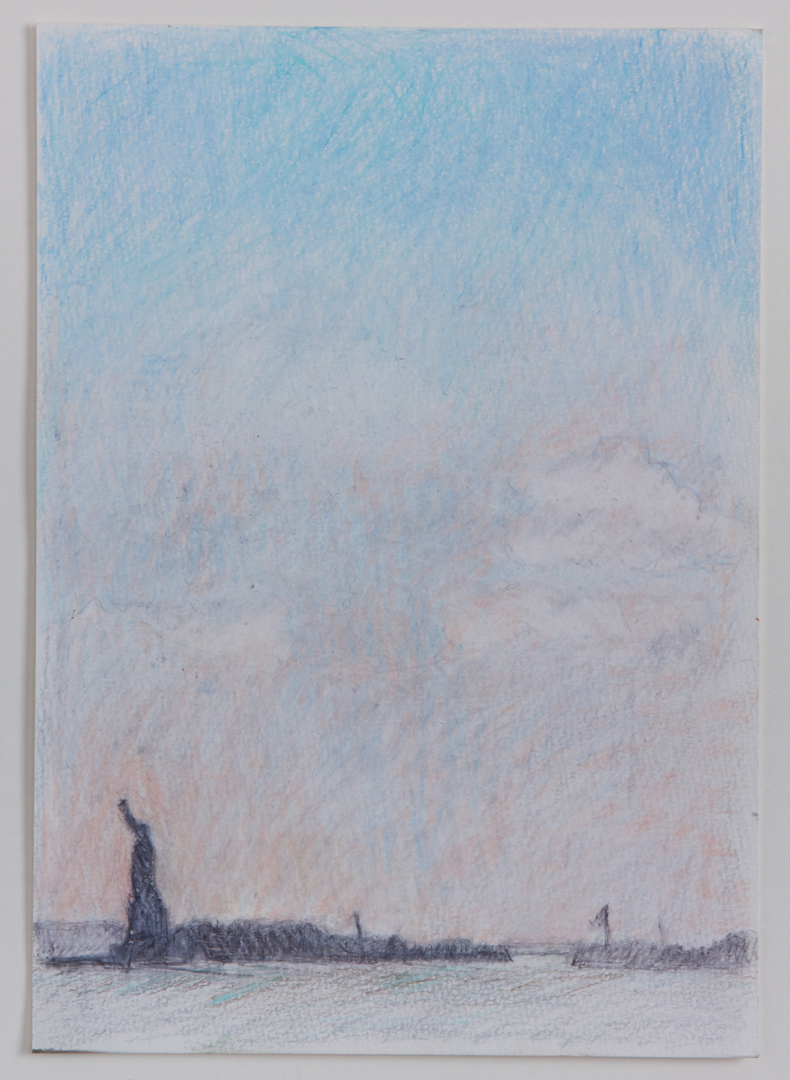 Liberty #10, 2010, Colored pencil and graphite on paper, 9" X 6"