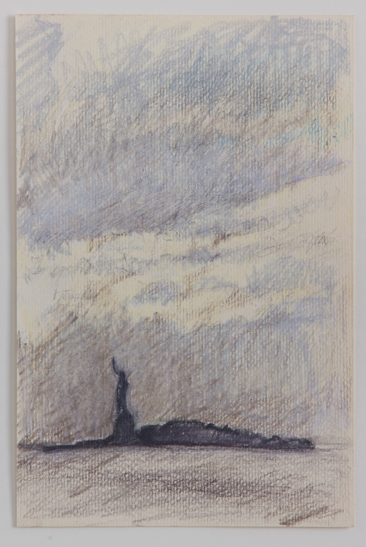 Liberty 3#, 2010, Colored pencil and graphite on paper, 5.5" X 5.5"
