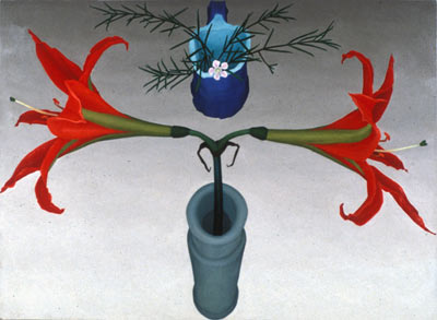 Claudettes Lily #4, 1989, Oil on linen, 27" X 36.5"