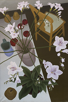 Michaels Cup, 1985-1986, Oil on linen, 60" X 40"